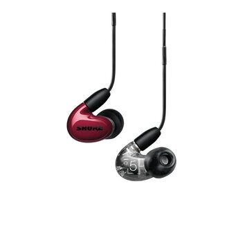 Shure SE53BARD+UNI-EFS AONIC 5 Auricolari colore rosso/trasparente