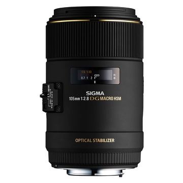 Sigma 105mm f/2.8 EX DG Macro OS HSM Nikon stabilizzato