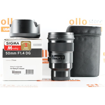 Sigma 50mm f/1.4 DG HSM Art Sony E-Mount Usato