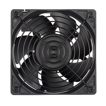 Silverstone FHS 120X Case per computer Ventilatore 12 cm Nero 1 pz