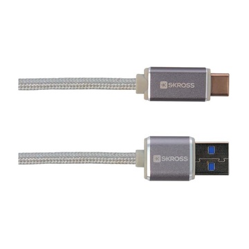 Skross 2.700243 cavo USB 1 m USB A USB C Maschio Argento