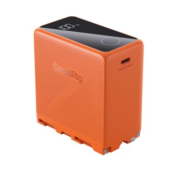 Batteria np-f970 con porta usb-c orange