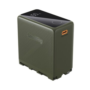 Batteria np-f970 con porta usb-c verde