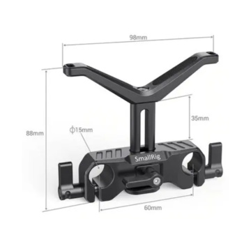 Bsl2680 supporto universale per obiettivi sistema 15mm