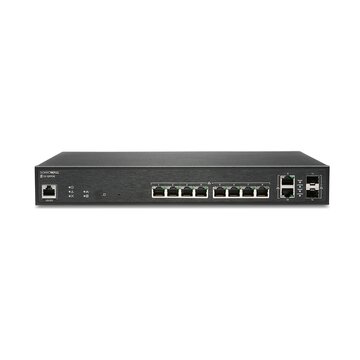 SonicWall SWS12-10FPOE Gestito L2 Gigabit Ethernet (10/100/1000) Supporto Power over Ethernet (PoE) Nero