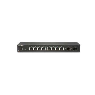 SonicWall SWS12-8 Gestito L2 Gigabit Ethernet (10/100/1000) Nero