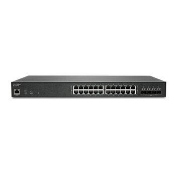 SonicWall SWS14-24FPOE Gestito L2 Gigabit Ethernet (10/100/1000) Supporto Power over Ethernet (PoE) 1U Nero