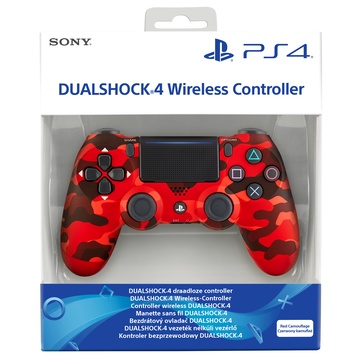 Sony DualShock 4 Gamepad PlayStation 4 Analogico/Digitale Bluetooth Mimetico, Rosso