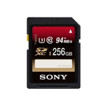 Sony 256GB SDXC UHS-I U3 4K classe10 94MB/s in lettura, 70MB/s in scrittura