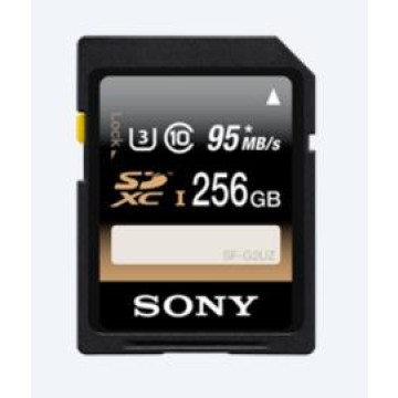 Sony 256GB SDXC UHS-I U3 4K classe10 95MB/s lettura, 90MB/s scrittura