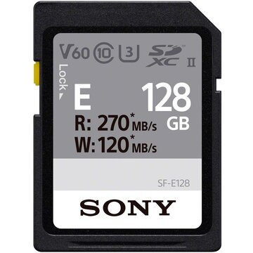 Sony SDXC 128GB E Series UHS-II Class 10 U3 V60