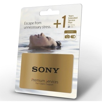 Sony Servizio di Estensione della garanzia di 1 anno per Sony α kit