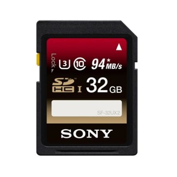 Sony 32GB UHS-I classe10 94MB/s in lettura, 70MB/s in scrittura