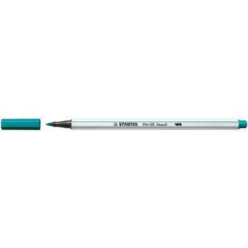 STABILO Pen 68 Brush Marcatore Medio Turchese 1 pz