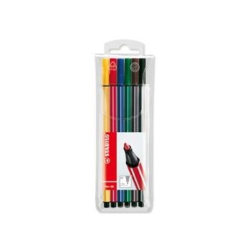 STABILO Pen 68 marcatore Blu, Verde, Arancione, Rosa, Rosso, Giallo 6 pezzo(i)