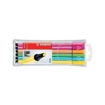 STABILO Pen 68 marcatore Blu, Verde, Arancione, Rosa, Rosso, Giallo 6 pezzo(i)