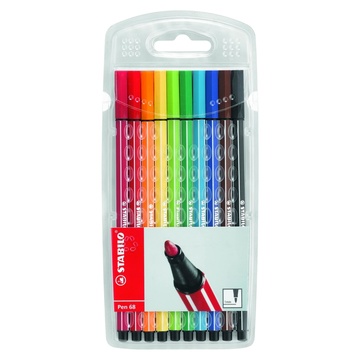 STABILO Pen 68 marcatore Multicolore 10 pezzo(i)