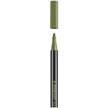 STABILO Pen 68 Metallic Marcatore Verde chiaro, Verde Metallizzato 1 pz