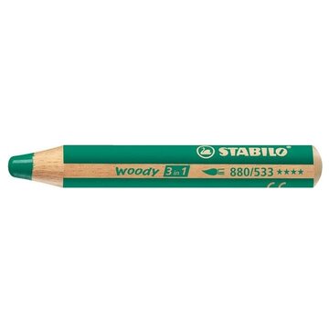 STABILO Woody 3 in 1 Verde 1 pz