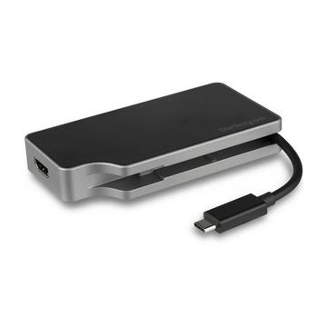 STARTECH Adattatore Multiporta Video USB-C - 4 in 1 - Power Delivery 85W - Grigio Siderale
