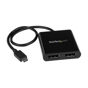 Adattatore splitter mst hub - usb-c a 2 porte displayport multi-monitor