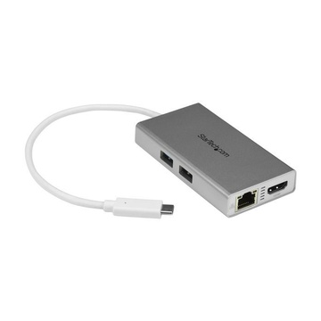 STARTECH Adattatore USB-C 4K HDMI USB 3.0 Bianco e Argento