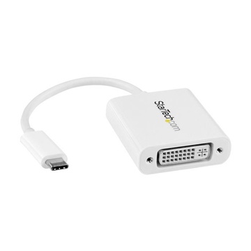 Adattatore video usb-c a dvi - bianco