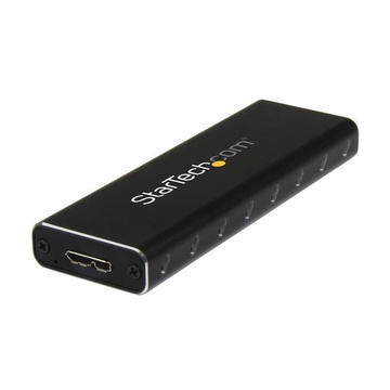 STARTECH Box Alloggio USB 3.0 esterno per SSD SATA M.2 - Convertitore NGFF di unità SSD con UASP