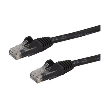 STARTECH Cavo patch CAT6 1,5 m - Filo di rame al 100% - Connettore antistrappo - Nero