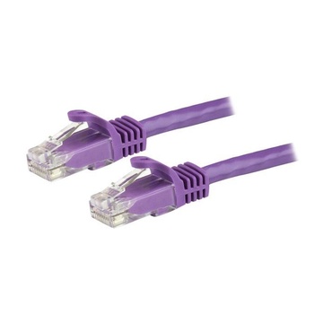 STARTECH Cavo patch CAT6 1,5 m - Filo di rame al 100% - Connettore antistrappo - Viola