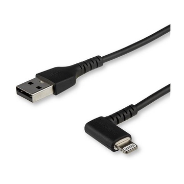 STARTECH Cavo USB angolare a Lightning da 1m Conforme Apple MFi Nero