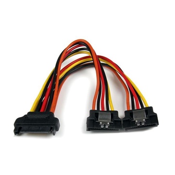 STARTECH Adattatore cavo splitter Y di alimentazione SATA tipo latch 15 cm - M/F