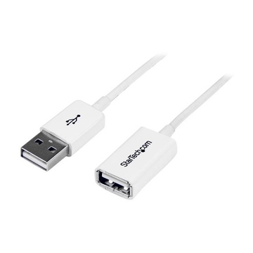 STARTECH Cavo di prolunga USB 2.0 da 1 m A ad A - M/F, colore bianco