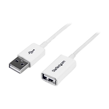 Cavo di prolunga usb 2.0 da 1 m a ad a - m/f, colore bianco