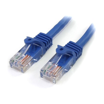 STARTECH Cavo di rete CAT 5e - Cavo Patch Ethernet RJ45 UTP Blu da 1m antigroviglio