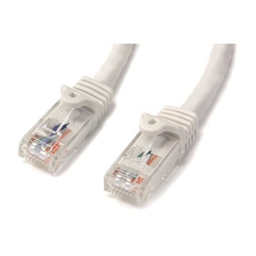 STARTECH Cavo di rete CAT 6 - Cavo Patch Ethernet RJ45 UTP bianco da 5m antigroviglio