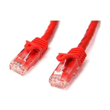 STARTECH Cavo di rete CAT 6 - Cavo Patch Ethernet RJ45 UTP rosso da 1m antigroviglio