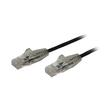 STARTECH Cavo di Rete Ethernet Snagless CAT6 da 1m - Cavo Patch antigroviglio slim RJ45 - Nero