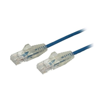 STARTECH Cavo di Rete Ethernet Snagless CAT6 da 2,5m - Cavo Patch antigroviglio slim RJ45 - Blu