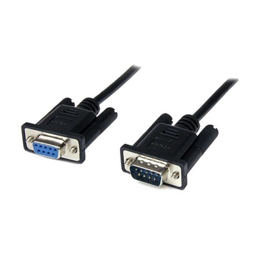 STARTECH Cavo seriale null modem DB9 RS232 nero 1 m - F/M