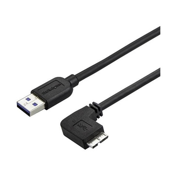 Cavo usb 3.0 tipo a a micro b slim - connettore usb3.0 a a micro b slim ad angolo destro gen 1 (5 gbps) - 1m