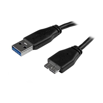 STARTECH Cavo USB 3.0 Tipo A a Micro B slim - Connettore USB3.0 A a Micro B slim M/M - 1m