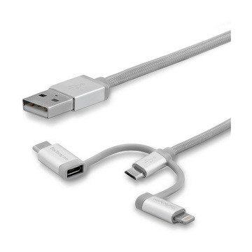 STARTECH Cavo USB-C Multi-Carica - Lightning, USB, Micro-B - 2m