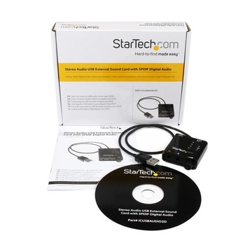 STARTECH Scheda audio esterna adattatore audio stereo USB con audio digitale SPDIF