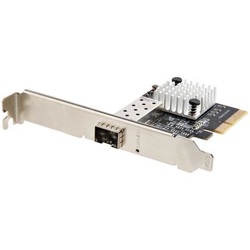 .Com scheda di rete pcie sfp+ 10g - adattatore ethernet con porta sfp+, nic pcie fibra ottica 10gigabit - sfp+ aperto per modulo e cavi conformi msa, scheda di rete gigabit pci express sfp+