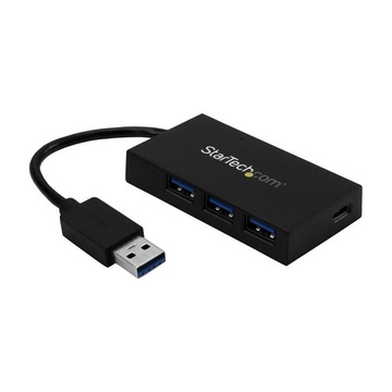 STARTECH HB30A3A1CFB USB 3.0 (3.1 Gen 1) Type-A 5000Mbit/s Nero perno e concentratore