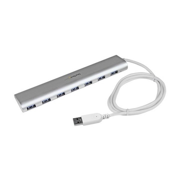 STARTECH Hub USB 3.0 a 7 porte compatto con cavo integrato