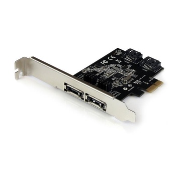 "Scheda controller pci express sata 6 gbps esata 2 porte - scheda pcie sata iii a due porte - 2 int/2 est"