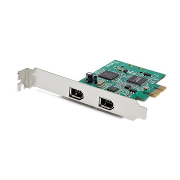 STARTECH Scheda PCI Express FireWire a 2 porte - Adattatore PCIe FireWire 1394a