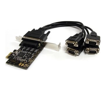 STARTECH Scheda PCI Express seriale a 4 porte RS-232 con cavo di ripartizione